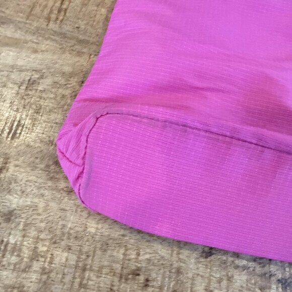 Vintage Y2K Fossil Surfco Canvas Shoulder Bag Pink Blue Hibiscus Island Hawaiian - Picture 5 of 10